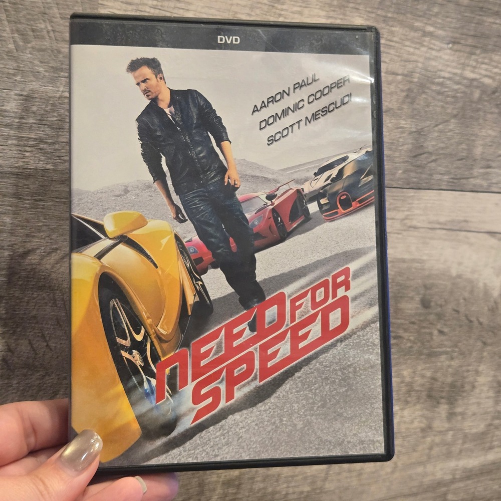 Need for Speed DVD 2014 Aaron Paul Dominic Cooper Action Racing Movie